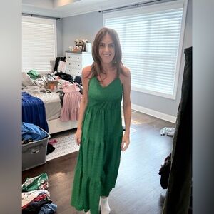 Elegant Green Women's Dress